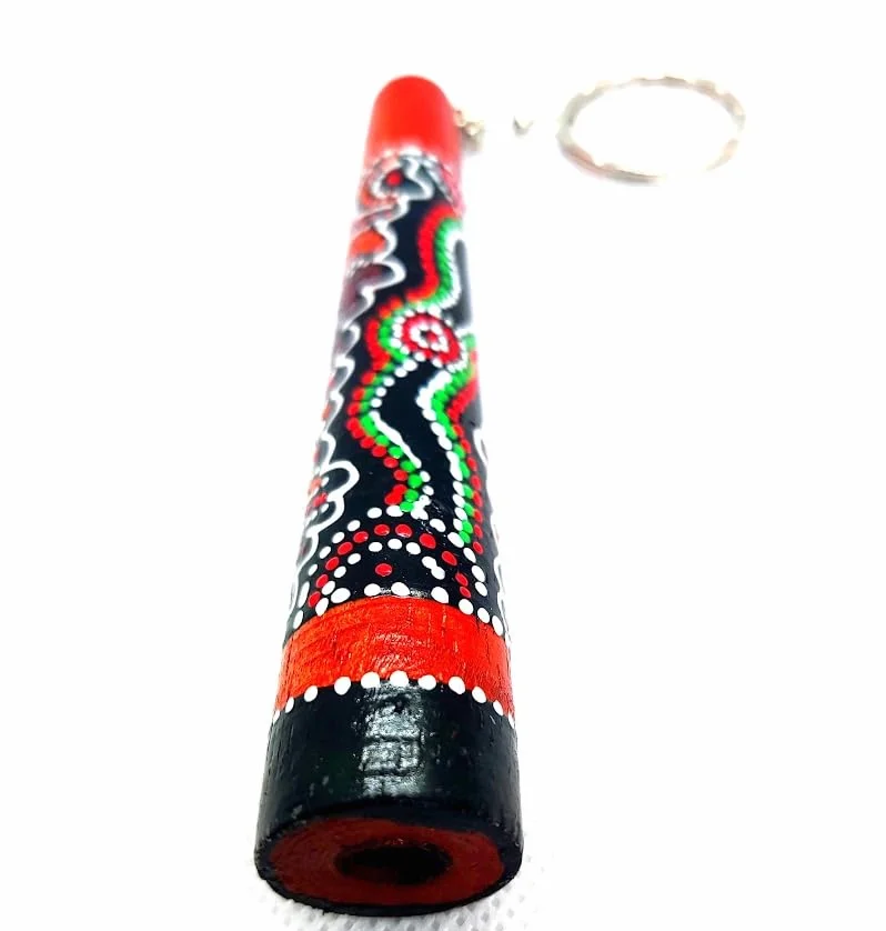 Didgeridoo en bois avec cours en ligne, cire d'abeille, housse et support