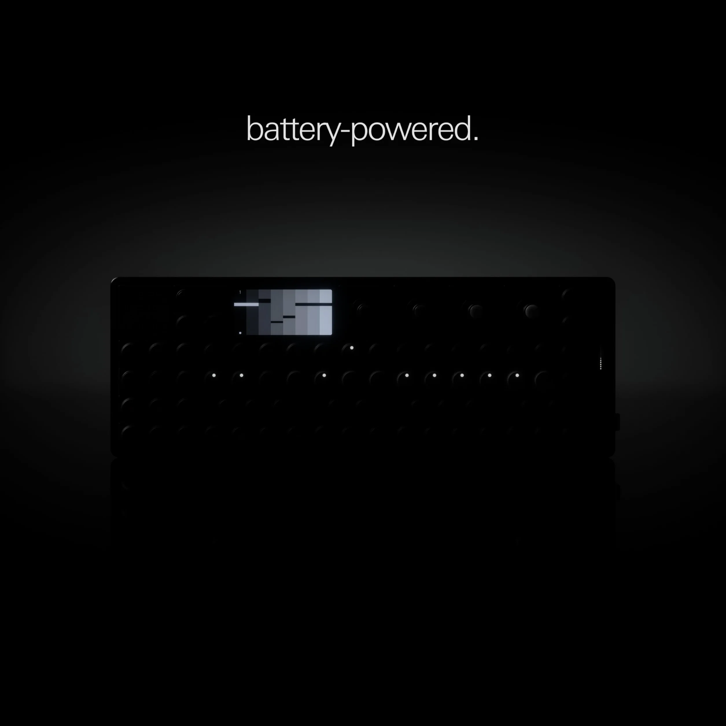 Teenage Engineering OP-XY Synthétiseur portable séquenceur 64 pas 8 moteurs synthé Noir