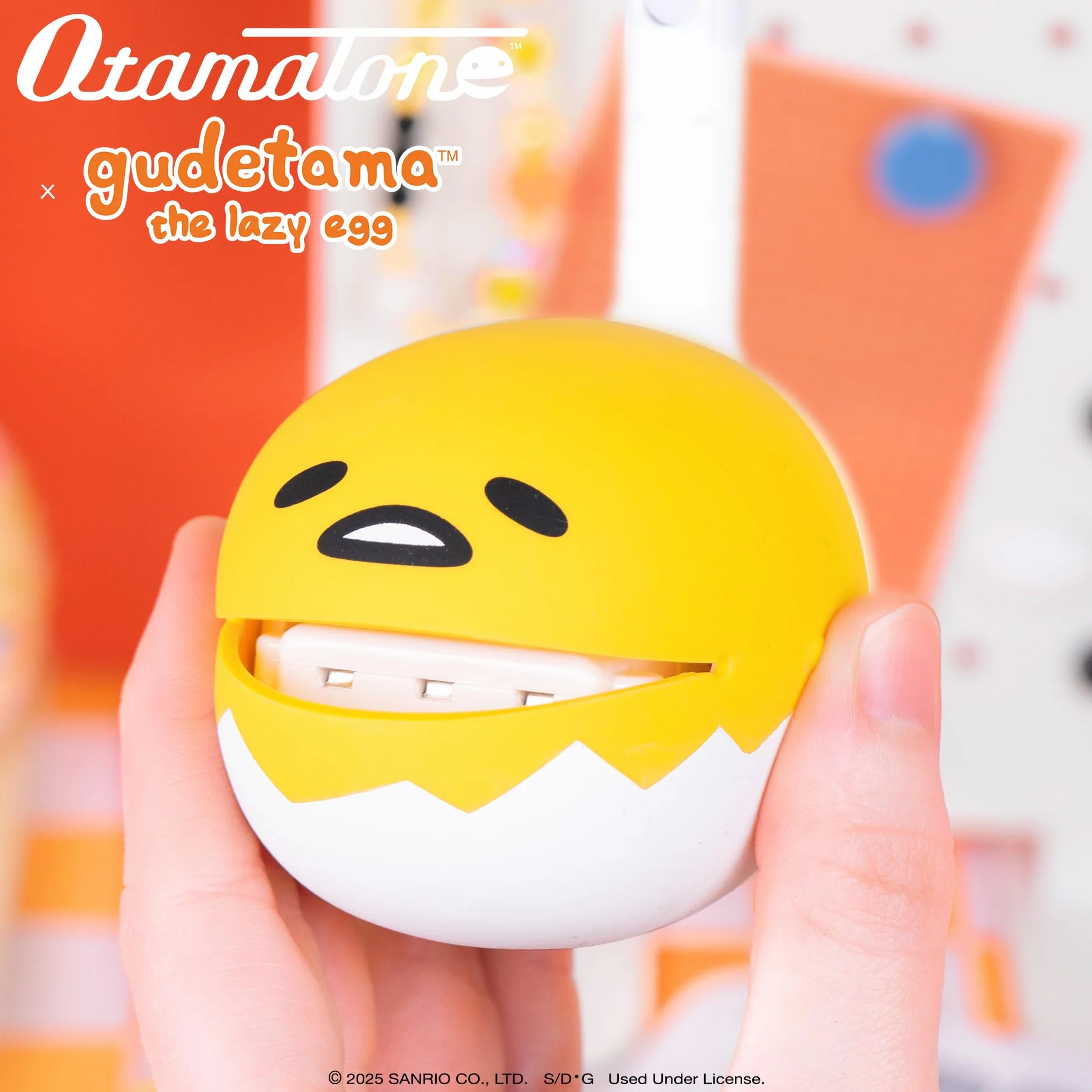 Otamatone Édition spéciale Sanrio Gudetama synthétiseur électronique par Maywa Denki