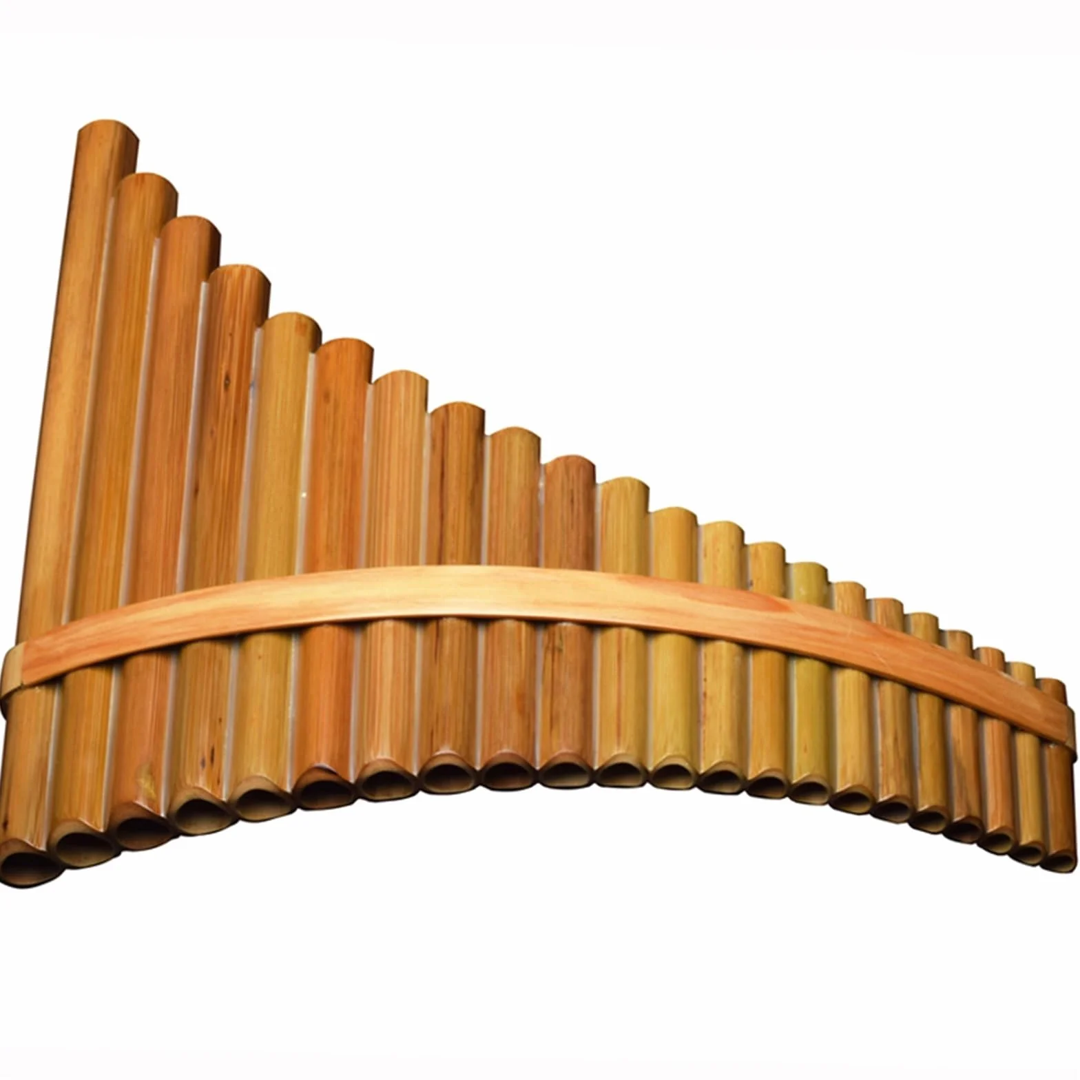 Flûte De Pan En Bambou 22 Tubes Professionnelle Pour Gaucher Adulte Air CFG(C)