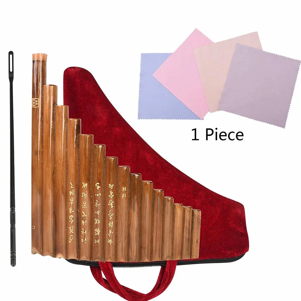 Flûte panoramique Prevessel 15 tubes bambou brun G majeur pour débutants