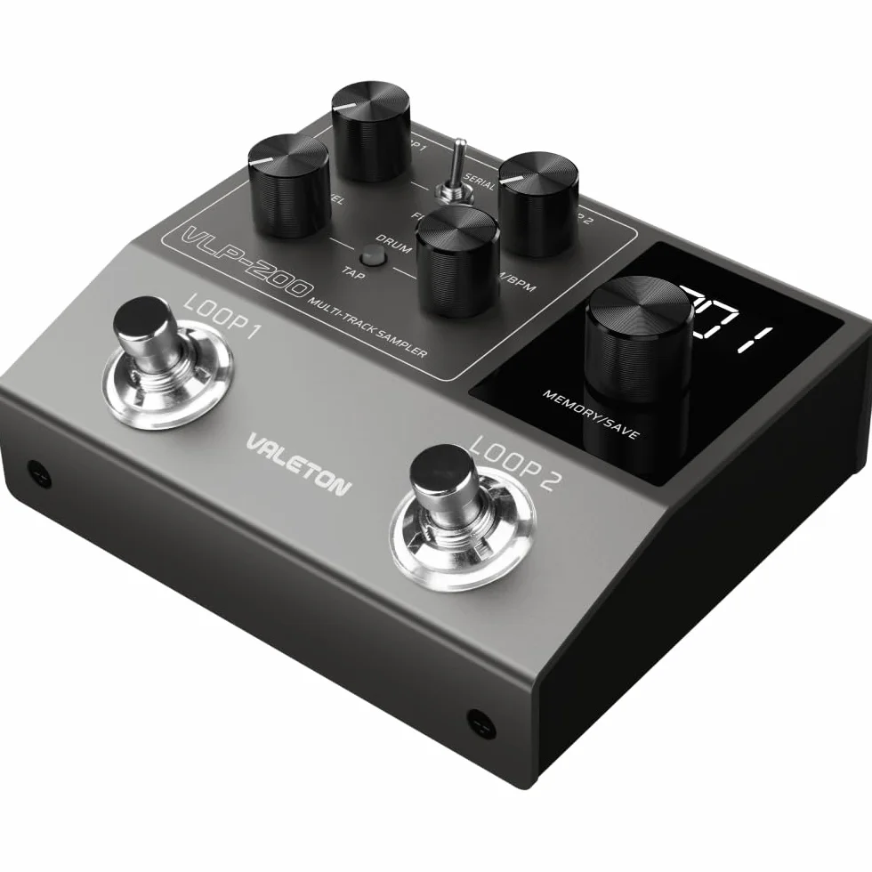 Valeton VLP-200 Échantillonneur multi-pistes avec boucleurs et motifs de batterie