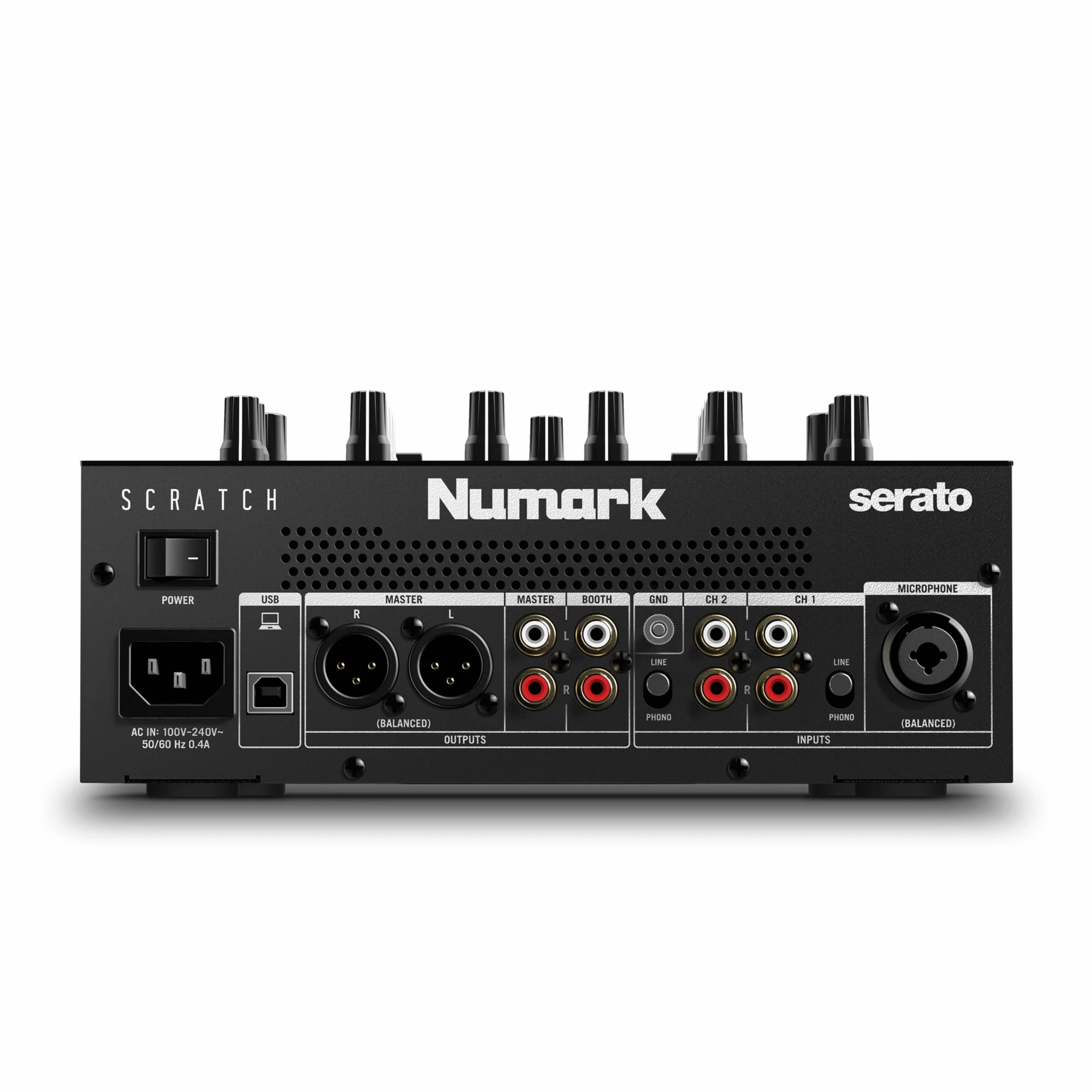 Numark Scratch Table de Mixage 2 Voies avec Serato DJ, Crossfader Innofader, Licence DVS, 24-Bit