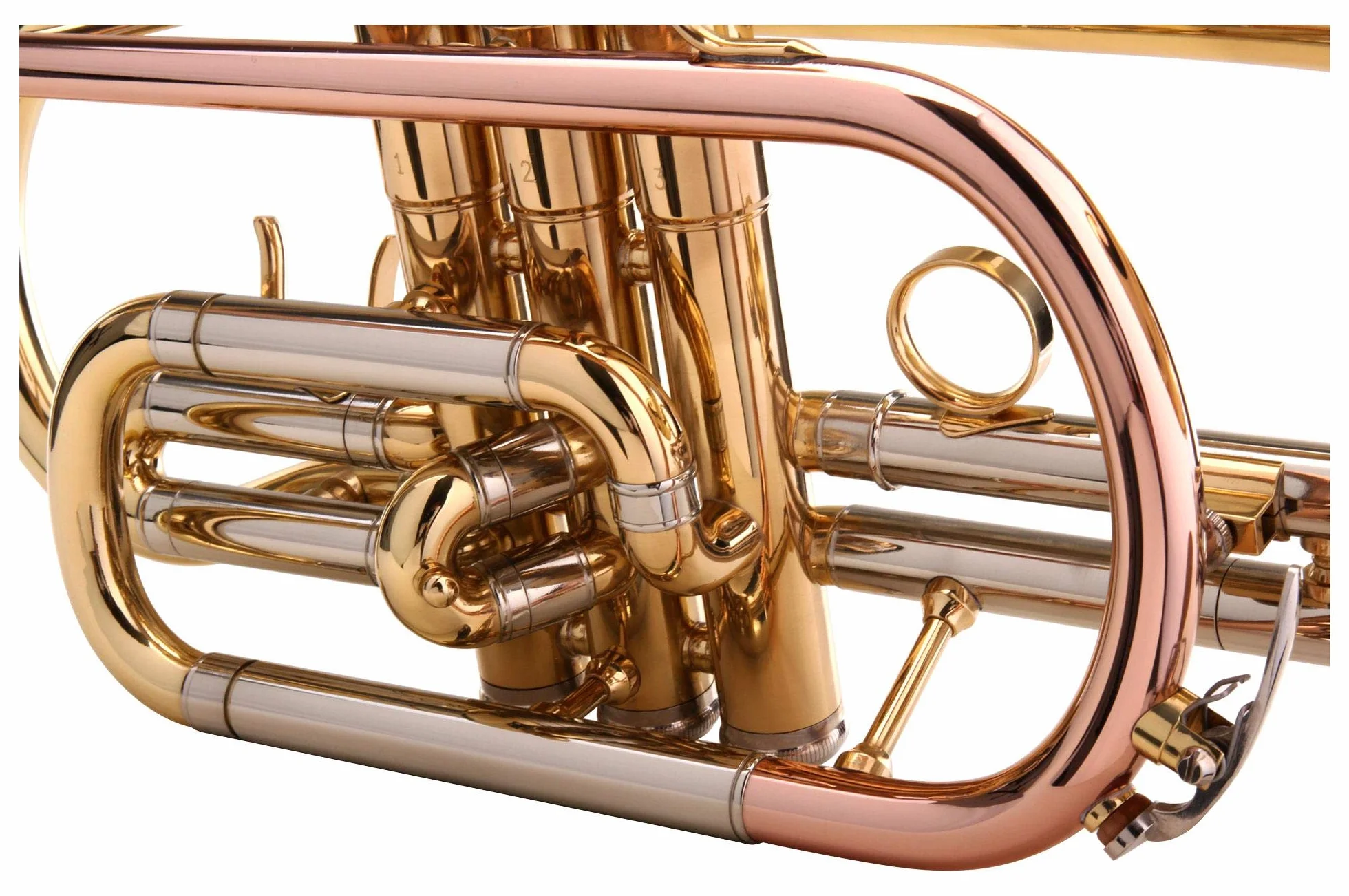 Classic Cantabile CR-400L Cornet en Sib laiton pistons inox coulisse maillechort étui embouchure doré
