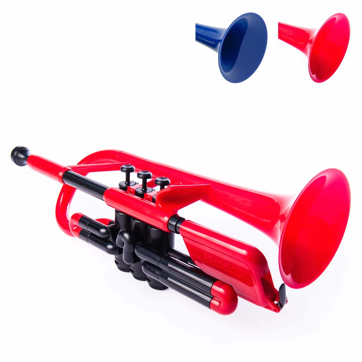 Cornet à Pistons Rouge PCORNET1R avec Sac