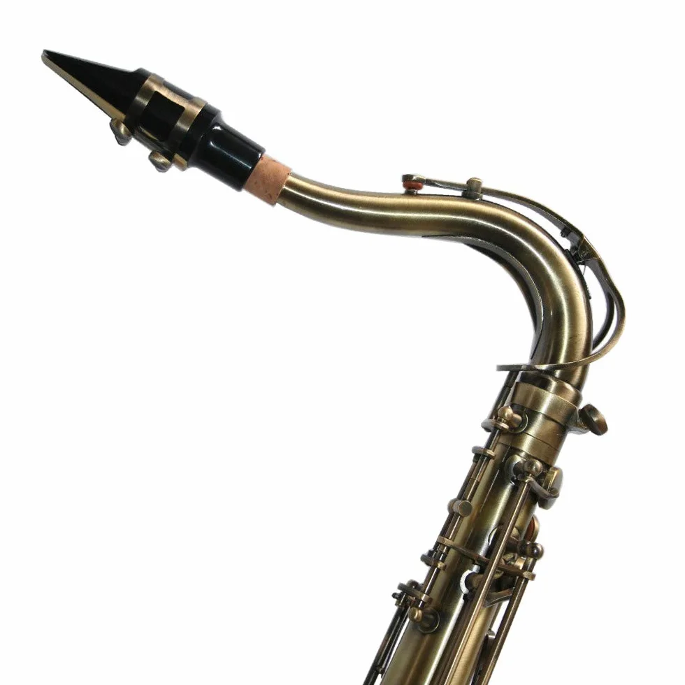 Saxophone Ténor Antique Bronze Laiton Laqué avec Étui Souple