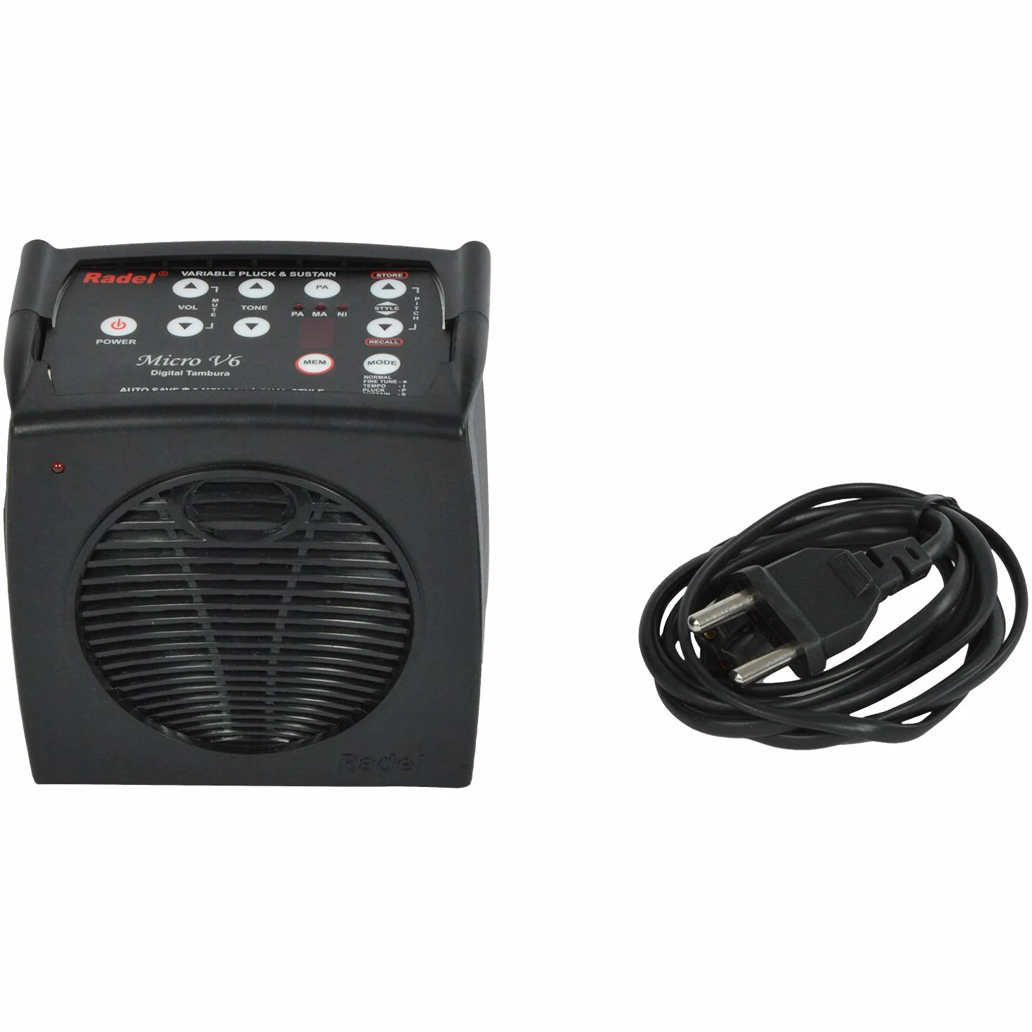 Radel Saarang Micro V6 Boîtier numérique Tambura Sruthi