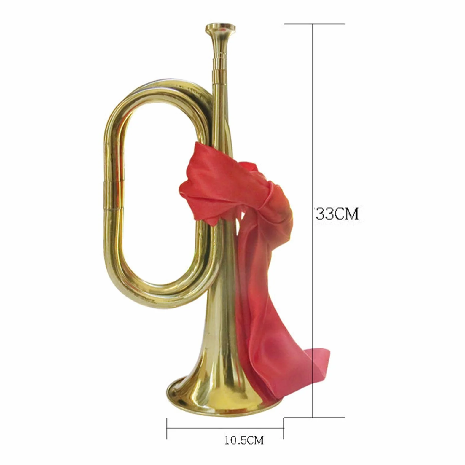 Clairons Instrument de Musique En Laiton Portable