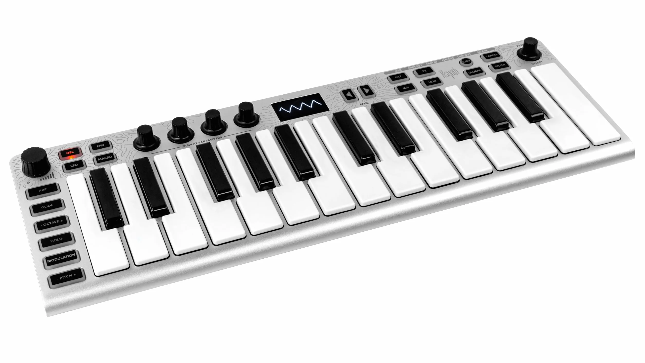 ESI Xsynth Synthétiseur portable clavier maître MIDI interface audio