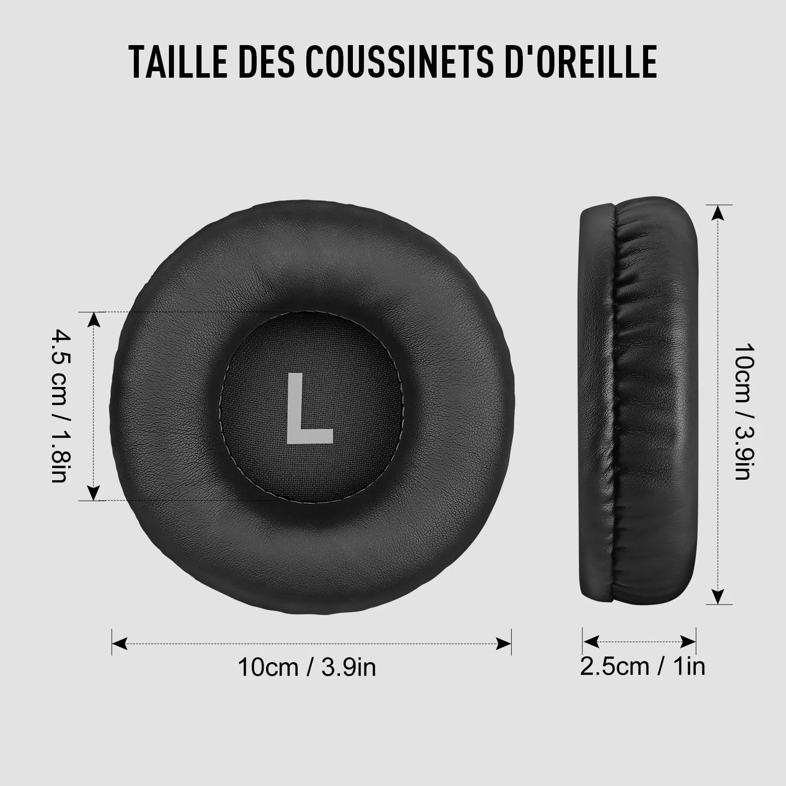 EKSA P100 Casque Audio Filaire Studio Monitor Stéréo Hi-Res Jack 6.35mm 3.5mm