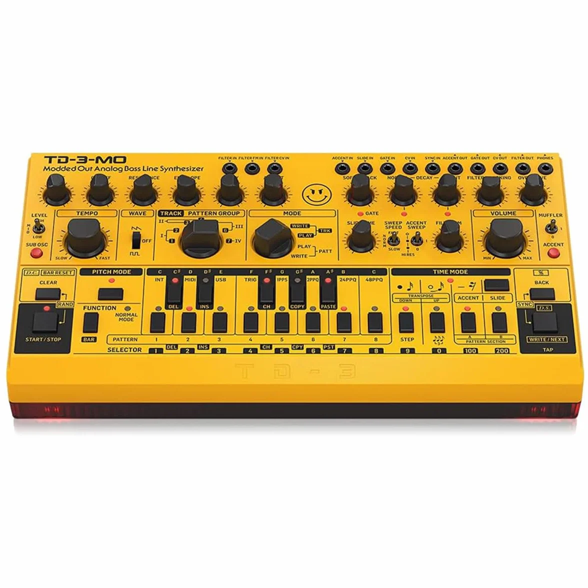Behringer TD-3-MO-AM Desktop Synthesizer Analog Bass Line Synthesizer Amber