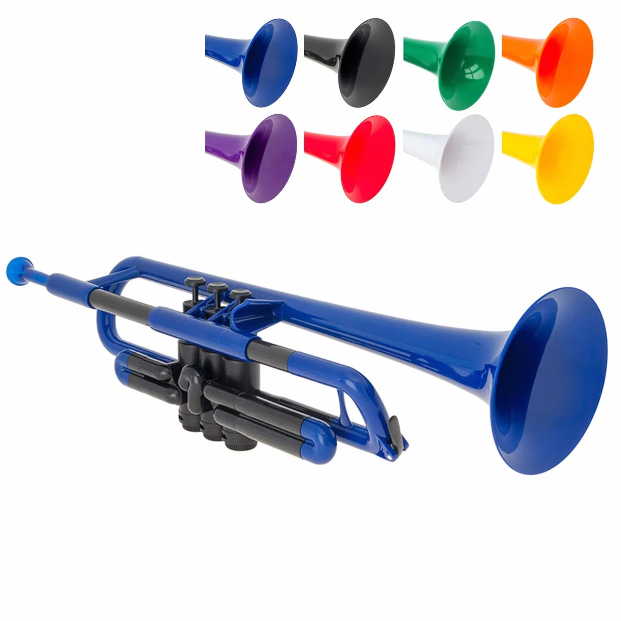 pTrumpet PTRUMPET1B Trompette en plastique Bleu
