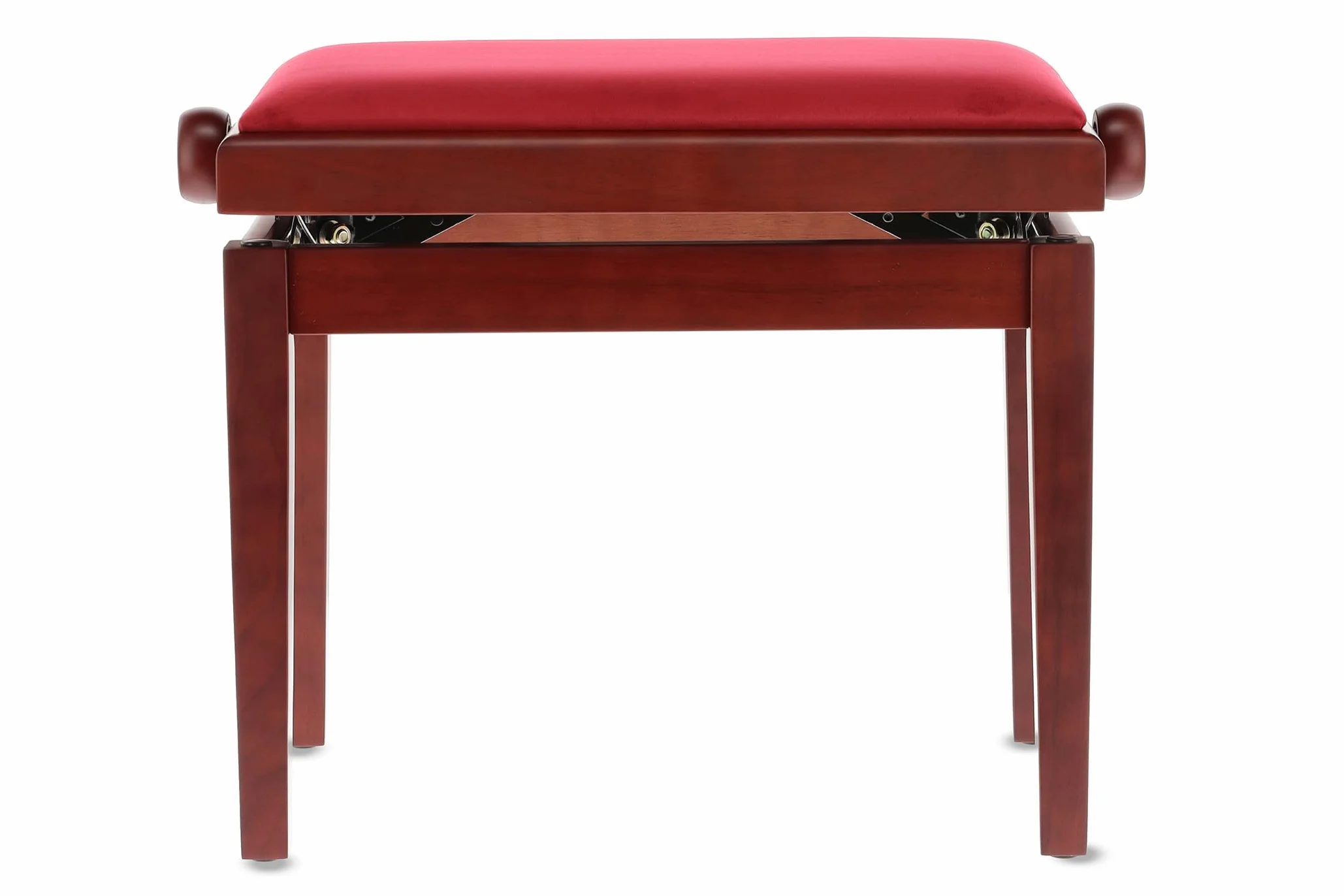 Banc de piano GEWA Deluxe bois massif réglable en hauteur acajou mat