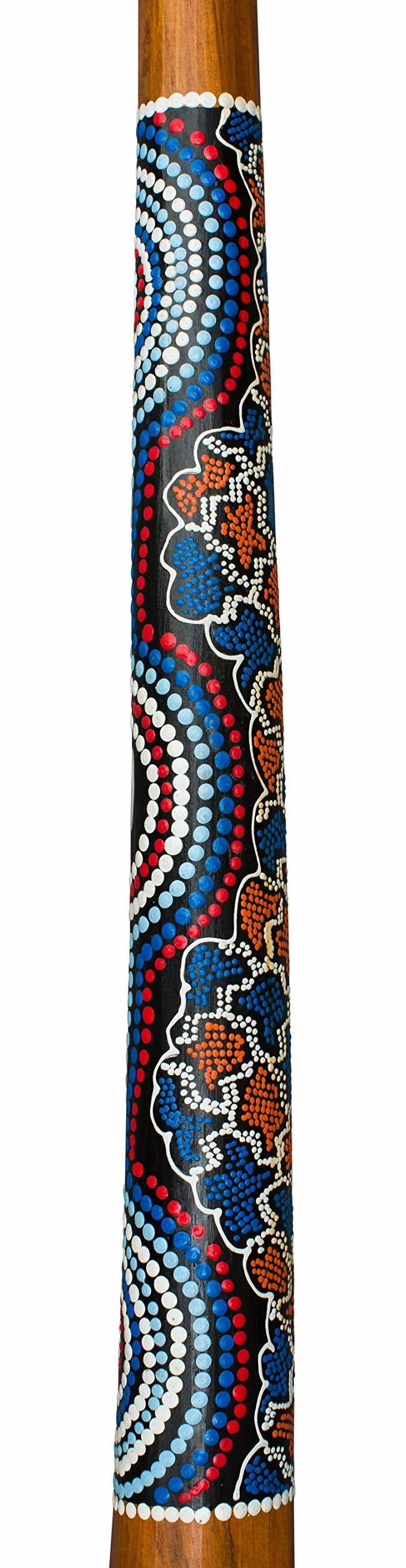 Didgeridoo 130cm bois peintures autochtones débutants